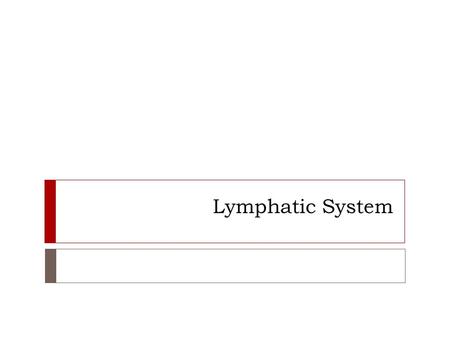 Lymphatic System. WARM UP:  Get a note sheet from the front stool.  We will finish Ch. 16 today.  Next class we will review Ch. 16.  On Thursday the.