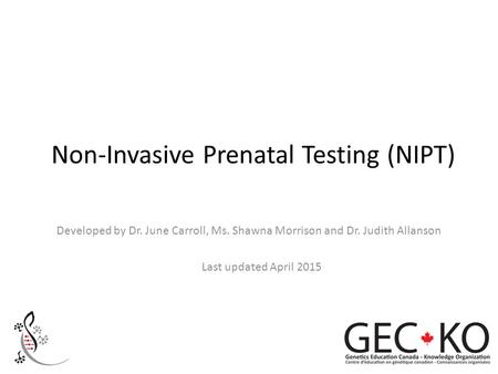 Non-Invasive Prenatal Testing (NIPT)