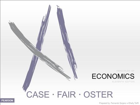 CASE  FAIR  OSTER ECONOMICS PEARSON PRINCIPLES OF ELEVENTH EDITION