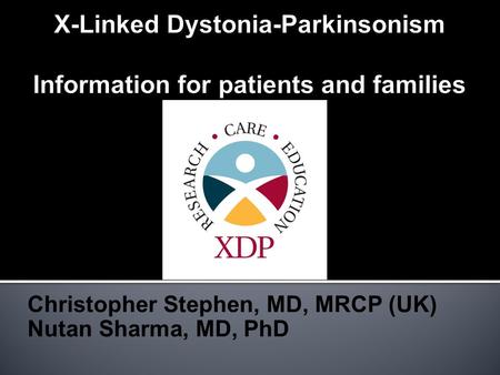 Christopher Stephen, MD, MRCP (UK) Nutan Sharma, MD, PhD.