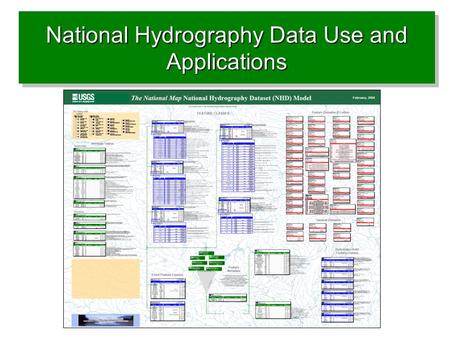 National Hydrography Data Use and Applications.