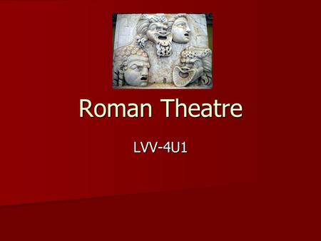 Roman Theatre LVV-4U1.