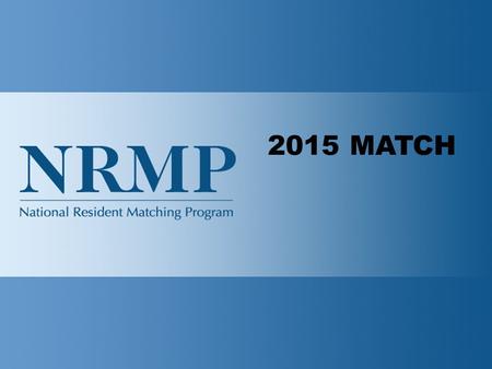 2015 MATCH. Interviews Are (almost) Over – Now What? Creating Your Rank Order List Thursday, January 15, 2015 Keefer Auditorium Angela Jackson, MD Associate.