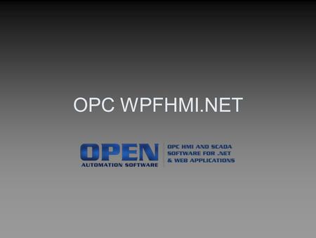 OPC WPFHMI.NET.