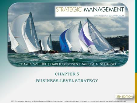 Chapter 5 Business-Level Strategy