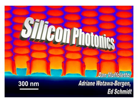Silicon photonics is the merging of silicon electronic components, and photonics. Silicon has revolutionized the electronics industry due to the following.