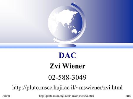 Fall-01  FIBI Zvi Wiener 02-588-3049  DAC.