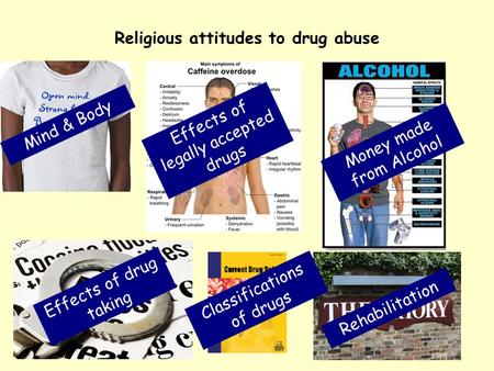 Religious attitudes to drug abuse