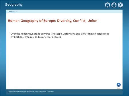 Human Geography of Europe: Diversity, Conflict, Union