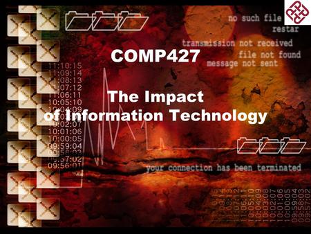 COMP427 The Impact of Information Technology. Appreciating the Benefits Internet Education and Training Crime Fighting Health and Medicine Automation.