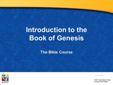Introduction to the Book of Genesis