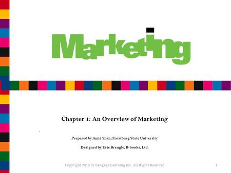 Chapter 1: An Overview of Marketing