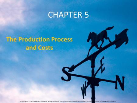 CHAPTER 5 The Production Process and Costs Copyright © 2014 McGraw-Hill Education. All rights reserved. No reproduction or distribution without the prior.