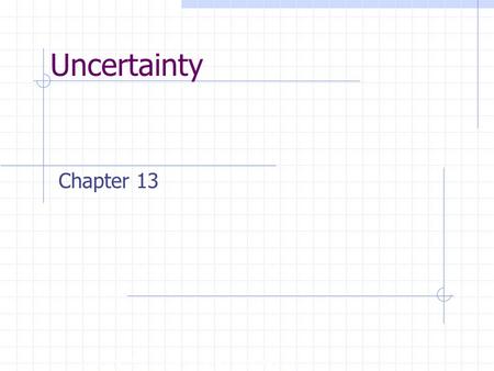 Uncertainty Copyright, 1996 © Dale Carnegie & Associates, Inc. Chapter 13.