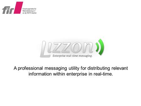 A professional messaging utility for distributing relevant information within enterprise in real-time.