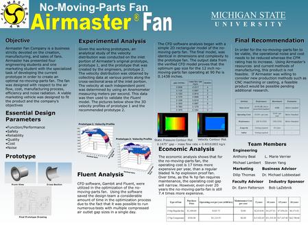 No-Moving-Parts FanObjective Airmaster Fan Company is a business strictly devoted on the creation, manufacturing, and sales of fans. Airmaster has presented.