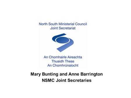 Mary Bunting and Anne Barrington NSMC Joint Secretaries.