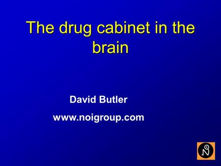 The drug cabinet in the brain