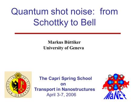 Quantum shot noise: from Schottky to Bell