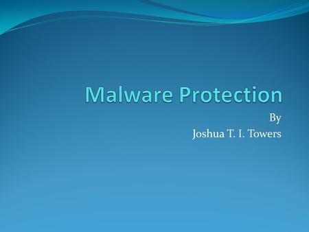By Joshua T. I. Towers. 13.3 $13.3 billion was the direct cost of malware for business in 2006 “direct costs are defined as labor costs to analyze, repair.
