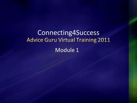Module 1. What is the Connecting4Success Program? Campus Services Making Referrals Quiz: Module 1.