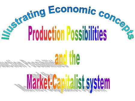 Production Possibilities Scarcity, Opportunity cost, and other concepts in a simple theory of production. Production: The process of using resources (inputs)
