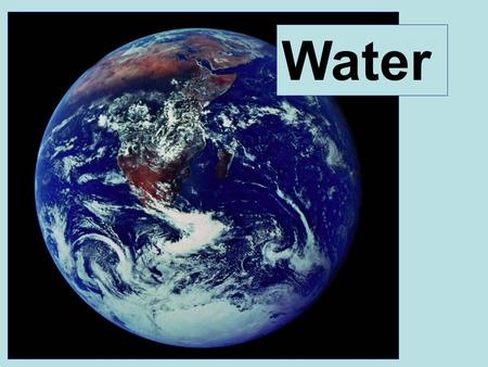 Water. I.Water and hydrogen bonding II.Properties of water III.Acids and bases A bit about water....