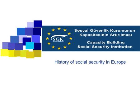 History of social security in Europe