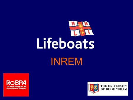 INREM. Purpose “ To provide a central point from which information, in a standard format, relating to incidents at inland water locations can be obtained.