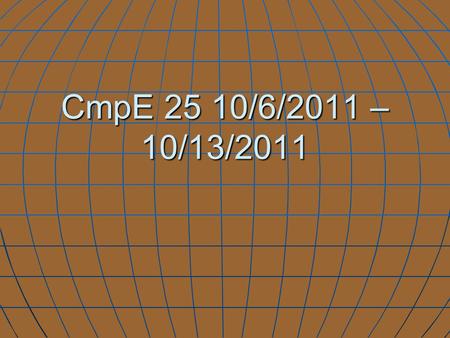 CmpE 25 10/6/2011 – 10/13/2011. Review Test Questions Technology’s impact Technology’s impact Why is today’s impact different?Why is today’s impact different?