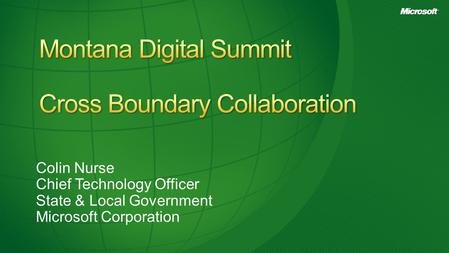 Montana Digital Summit Cross Boundary Collaboration
