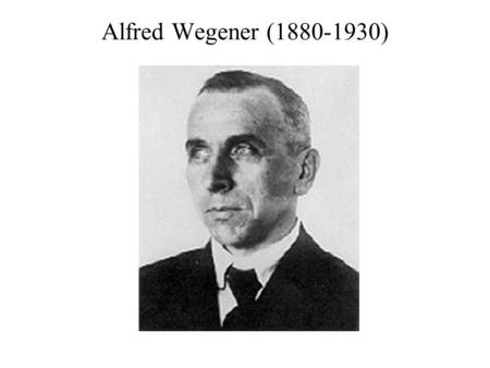 Alfred Wegener (1880-1930). Mid Atlantic Ridge Mid Ocean Ridge System.