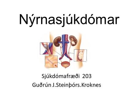 Sjúkdómafræði 203 Guðrún J.Steinþórs.Kroknes