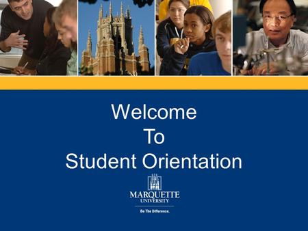 Welcome To Student Orientation. INTRODUCTIONS Student Introductions  Name  Degree & Specialization  Employer  Anything else you want share.