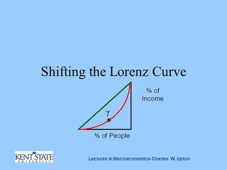 Lectures in Macroeconomics- Charles W. Upton Shifting the Lorenz Curve.