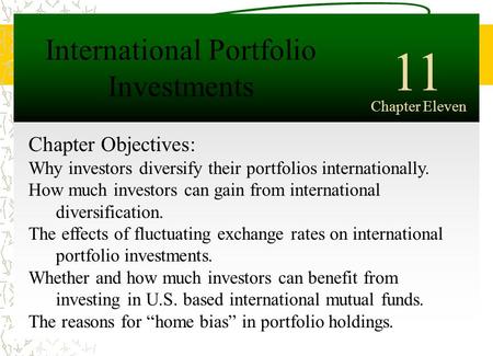 International Portfolio Investments