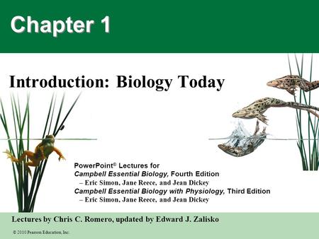 Introduction: Biology Today