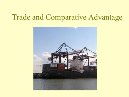 Trade and Comparative Advantage. Which country was the biggest trading partner for the U.S. in 2006. (measured in $ worth of imports) A) Canada B) China.