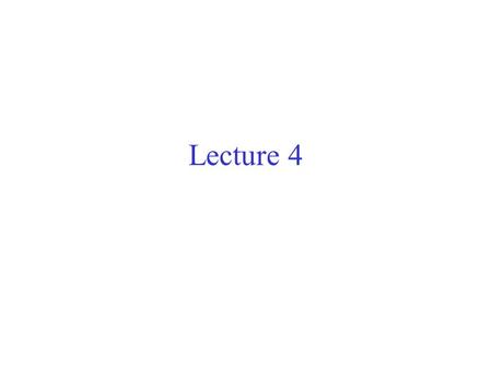 Lecture 4. kf(n) is O(f(n)) for any positive constant k n r is O(n p ) if r  p since lim n  n r /n p = 0, if r < p = 1 if r = p f(n) is O(g(n)), g(n)