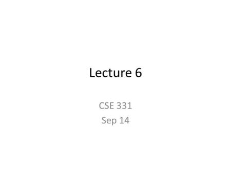 Lecture 6 CSE 331 Sep 14. A run of the GS algorithm Mal Wash Simon Inara Zoe Kaylee.