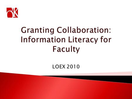  In years past librarians noticed the decline in reference services and library instruction.  Faculty members noticed a decline in the quality of student.