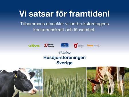 Kartbild över föreningen Husdjursföreningen Sverige Mission: Creating conditions for improving Sweden's milk and beef production by developing profitability.