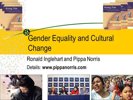 Gender Equality and Cultural Change