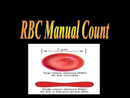 RBC Manual Count.