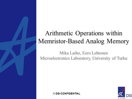 Arithmetic Operations within Memristor-Based Analog Memory