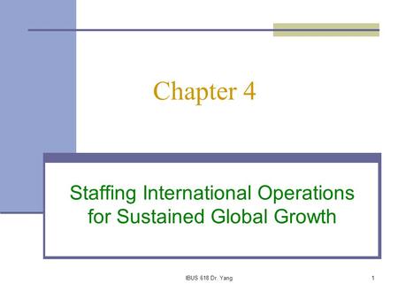 Staffing International Operations for Sustained Global Growth