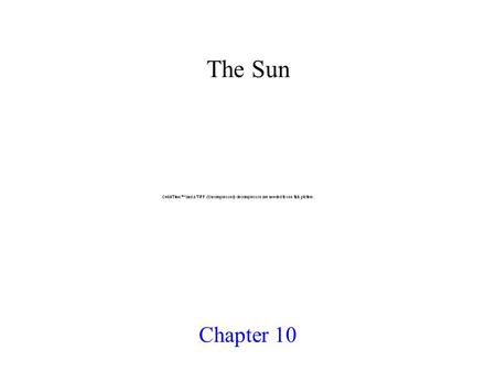 The Sun Chapter 10.