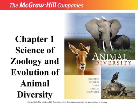 Science of Zoology and Evolution of Animal Diversity
