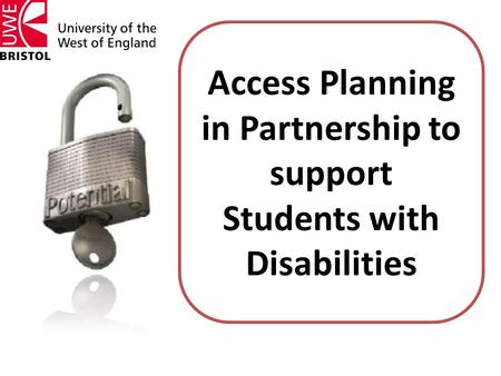 Access Planning in Partnership to support Students with Disabilities.