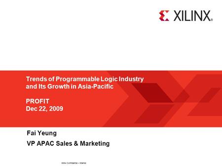 Fai Yeung VP APAC Sales & Marketing